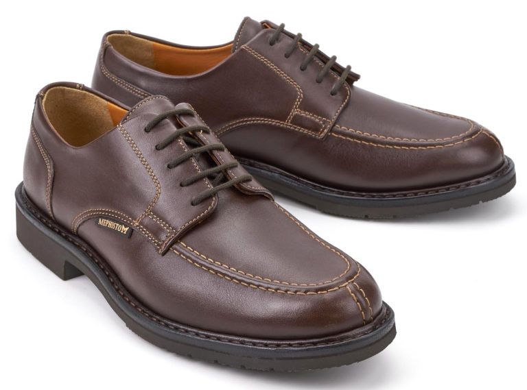 Mephisto PHOEBUS Heren Veterschoenen - Handgemaakt - Donkerbruin